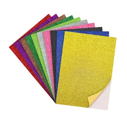 Lakeer Self-Adhesive Foam Glitter Sheets (Multicolour)