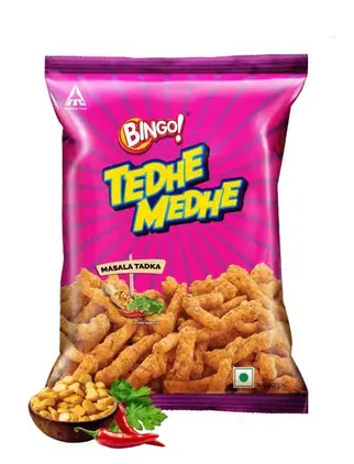 Bingo Tedhe Medhe Masala Tadka Crisps